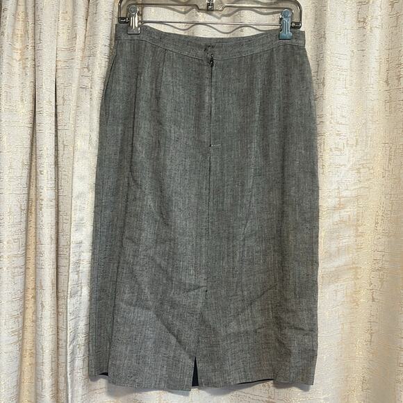 Vintage Gianni Sport Linen Blend Great Skirt Made in USA Women's Size Medium SEE - Picture 2 of 8